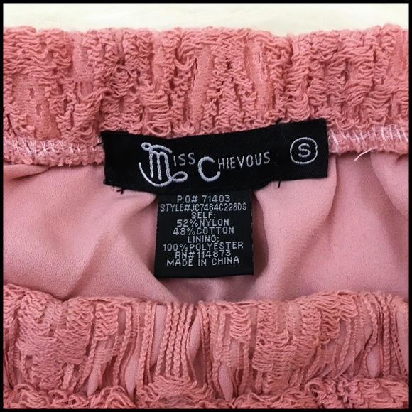 NWOT Miss Chievous Long Sleeve Off Shoulder Top - Picture 5 of 6